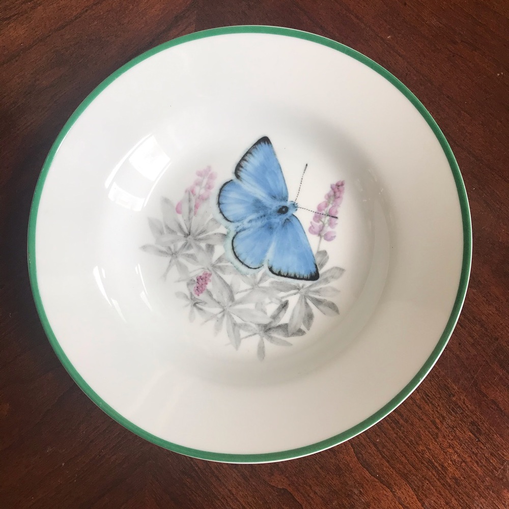 National Wild life Federation 4 piece porcelain butterfly bowl set - Picture 5 of 6